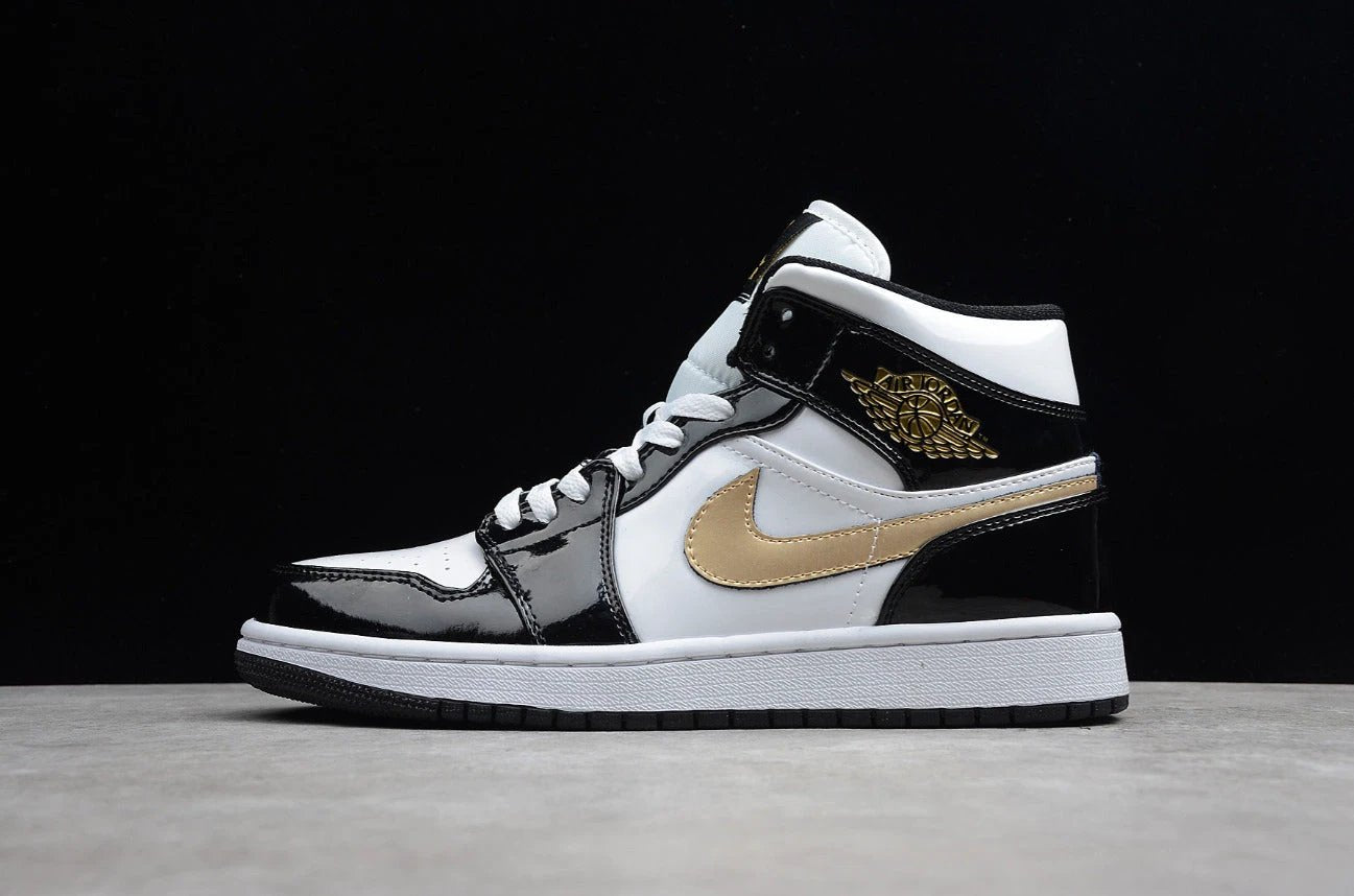 Air Jordan 1 Mid Gold Patent by Air Jordan