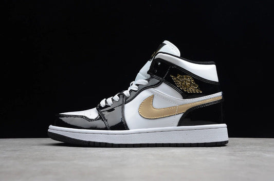 Air Jordan 1 Mid Gold Patent by Air Jordan