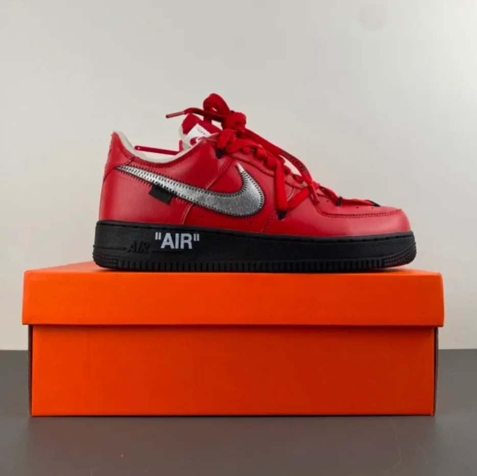 OW x Air Force 1 Low Crimson Sample Shoes Sneaker by Air Jordan