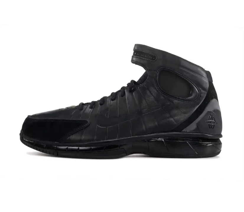 NK Air Zoom Huarache 2K4 OT Black Shoes Sneakers by Air Jordan