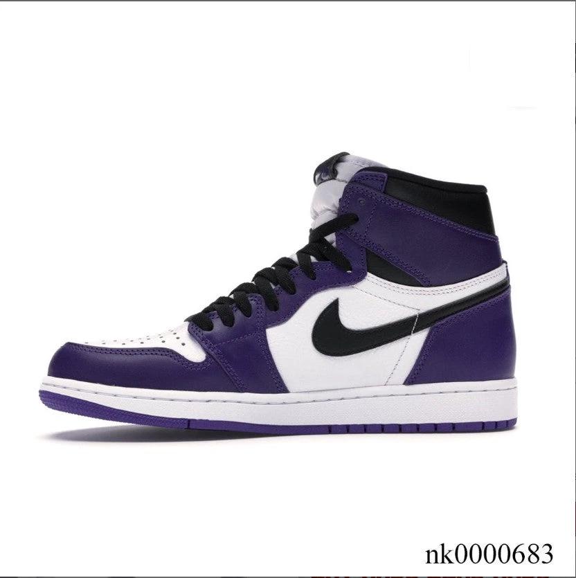 Air Jordan 1 Retro High Court Purple White Shoes Sneakers by Air Jordan