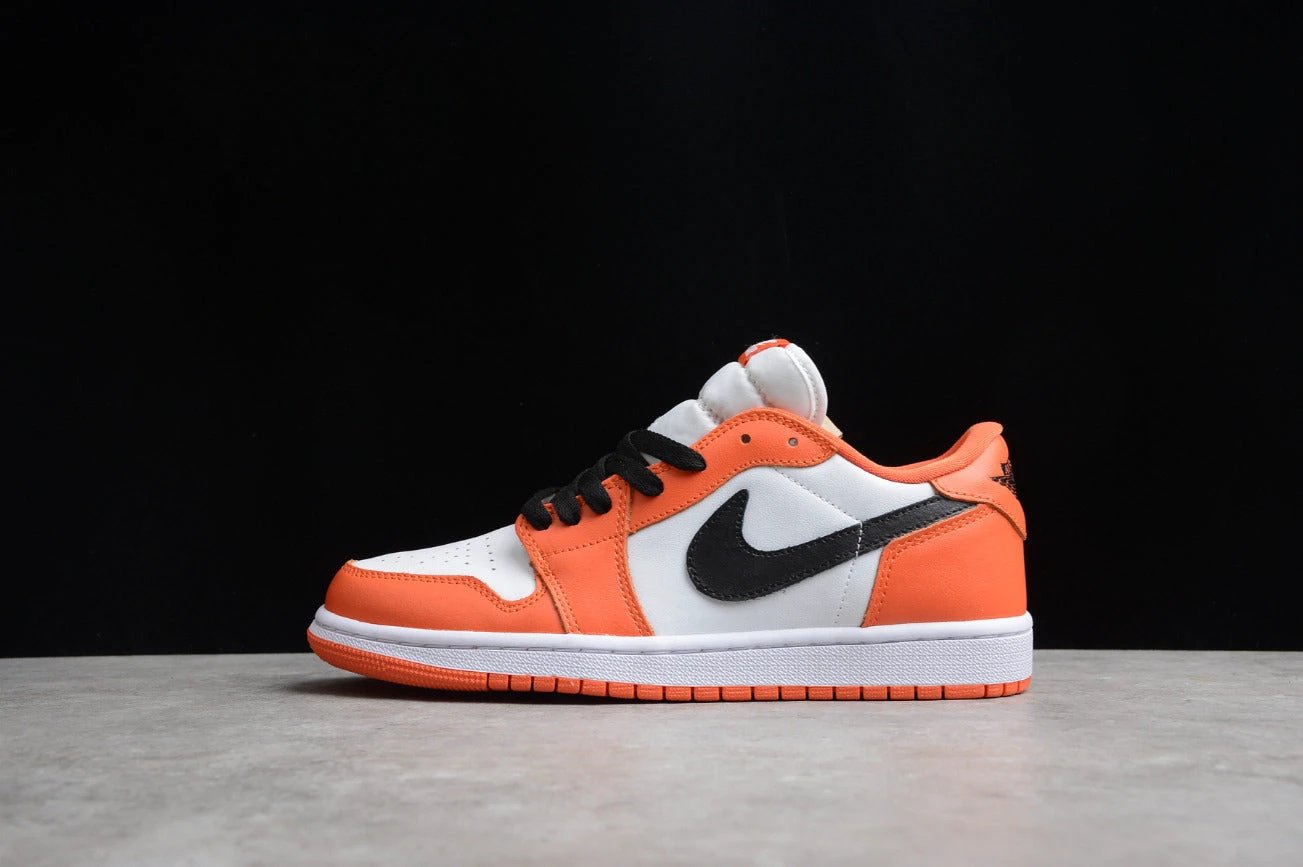 Air Jordan 1 Low OG White Orange Black by Air Jordan