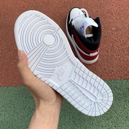 Air Jordan 1 Mid Wine Red Toe by Air Jordan