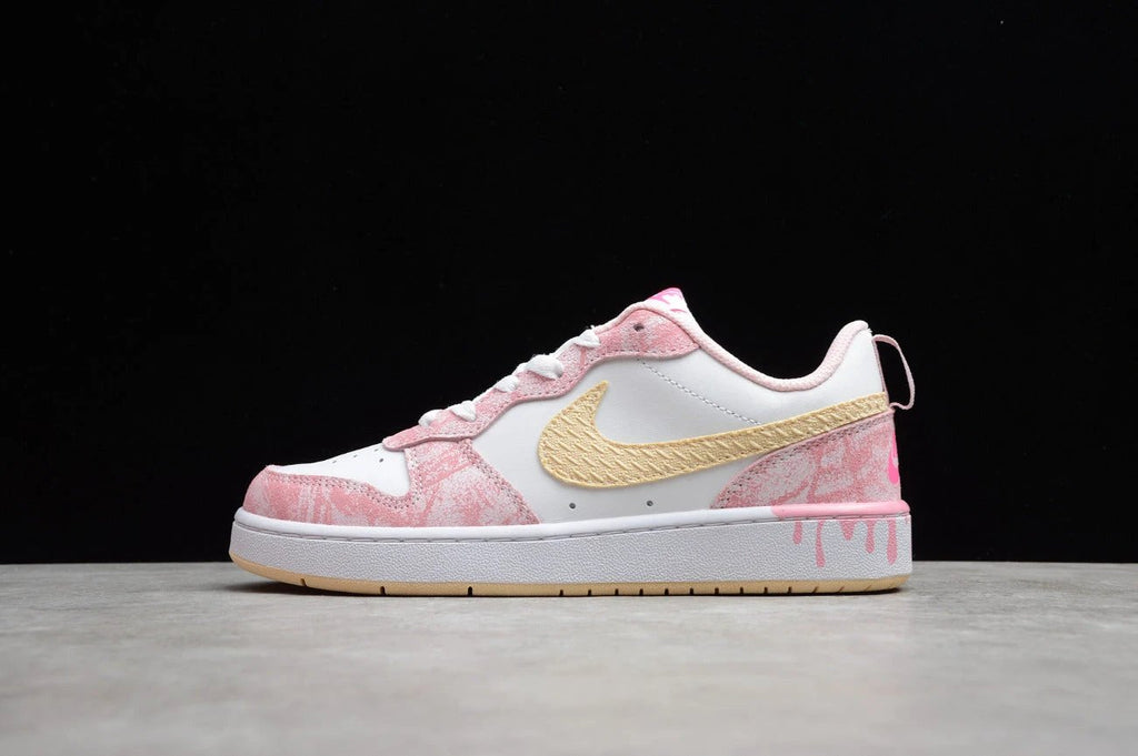 NK Court Borough Low 2 SE GS Pink White Gold by Air Jordan