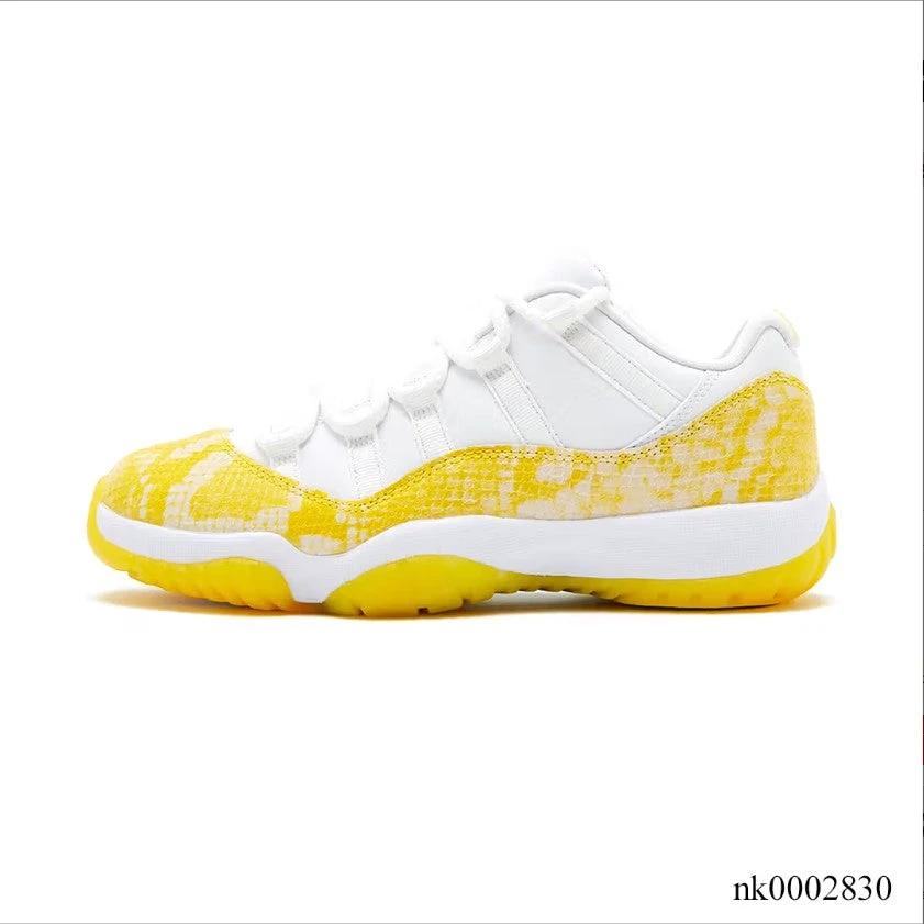 Air Jordan 11 Retro Low Tour Yellow Snakeskin Shoes Sneakers by Air Jordan