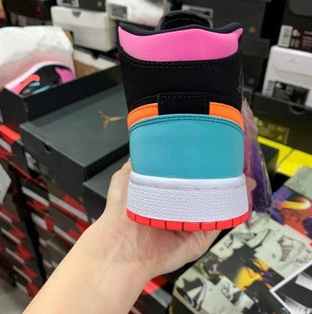 Air Jordan 1 Mid GS 3M Reflective Color by Air Jordan