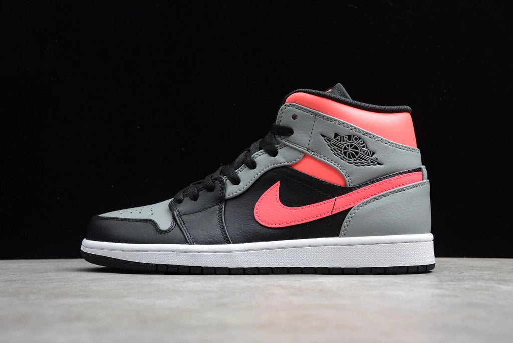Air Jordan 1 Mid Gray Black Power by Air Jordan