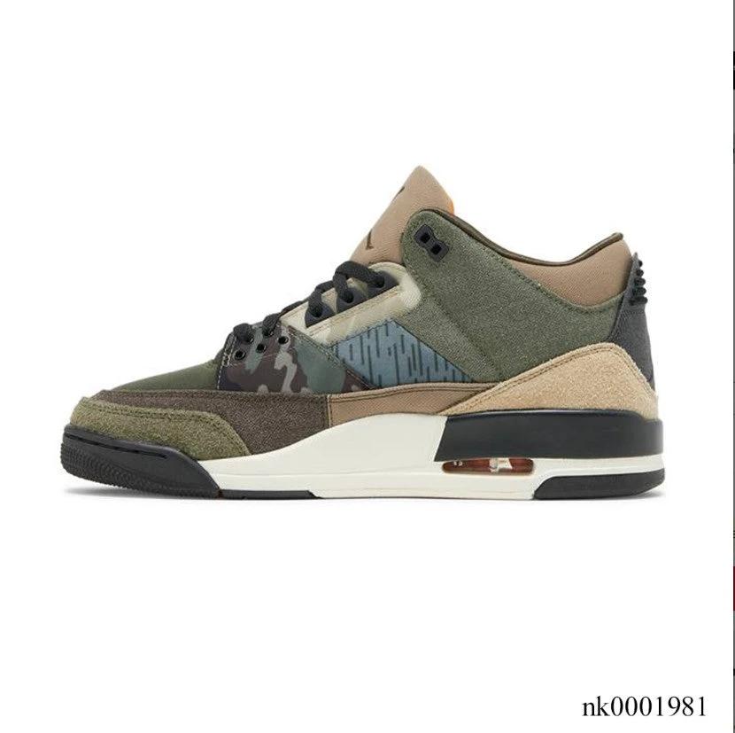 Air Jordan 3 Retro Patchwork Camo Shoes Sneakers by Air Jordan
