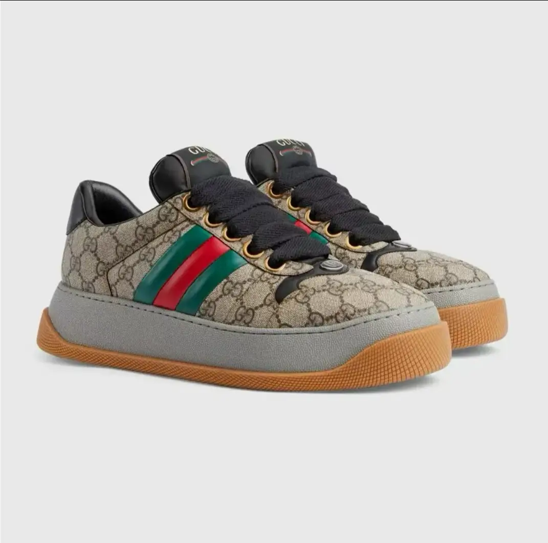 GG Monogram – Beige Ebony Shoes Sneakers – nk0005067 by Air Jordan