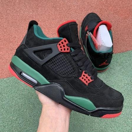 Air Jordan 4 Black Green by Air Jordan