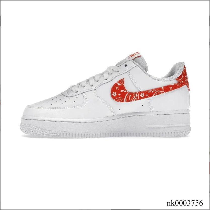 Air Force 1 Low Orange Paisley Shoes Sneakers by Air Jordan