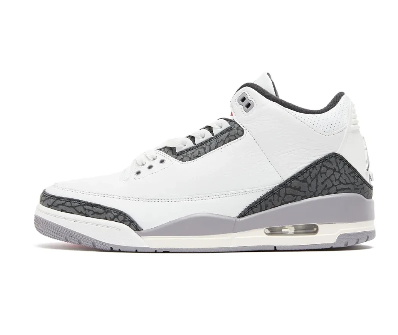 AJ 3 Cement Grey Shoes Sneakers by Air Jordan