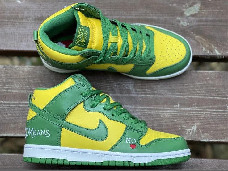 SB Dunk High Supreme By Any Means Brazil Shoes Sneakers by Air Jordan