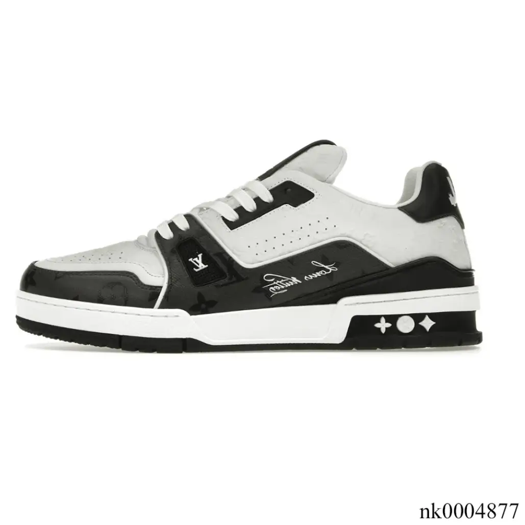 LV Trainer 54 Black White Shoes Sneakers by Air Jordan