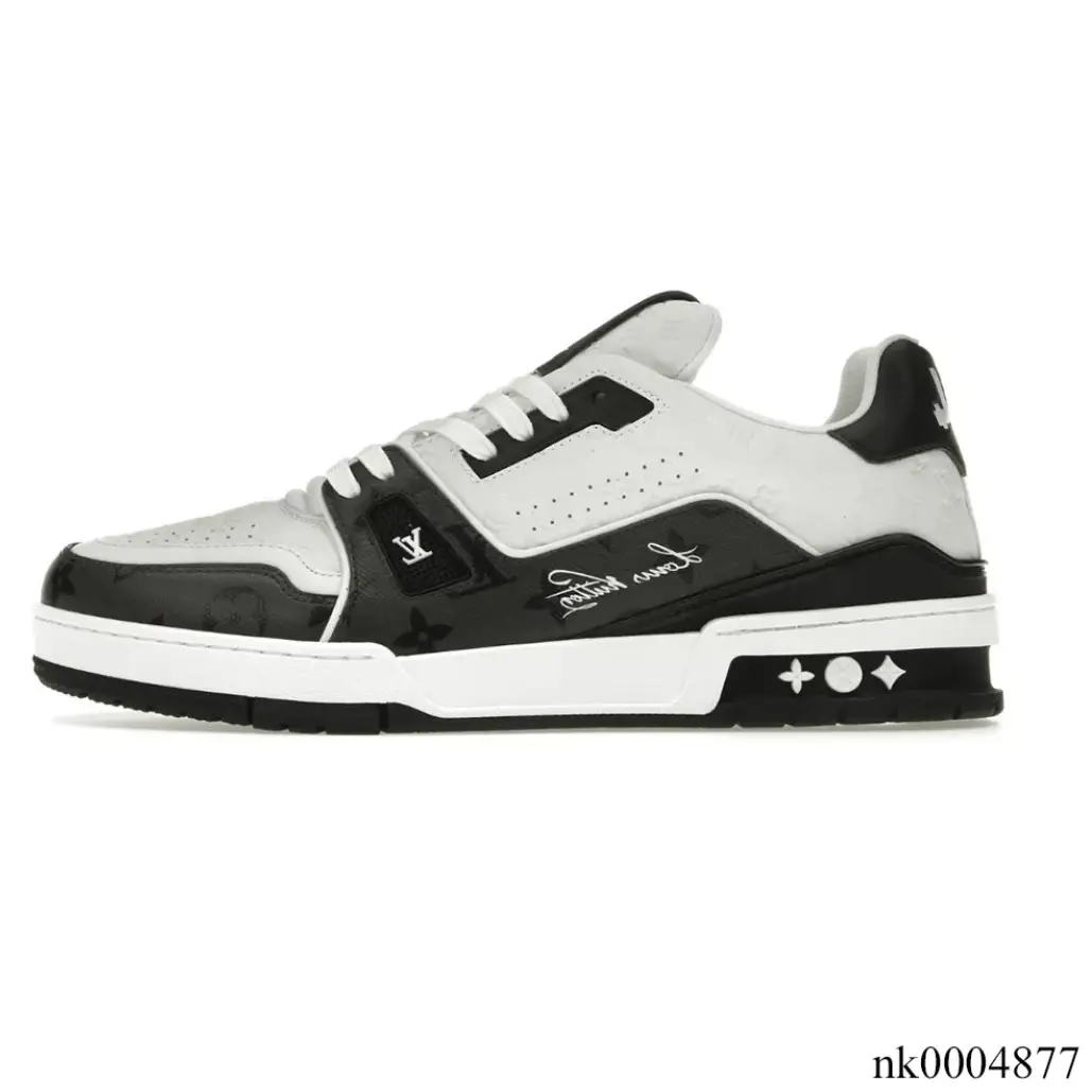 LV Trainer 54 Black White Shoes Sneakers by Air Jordan