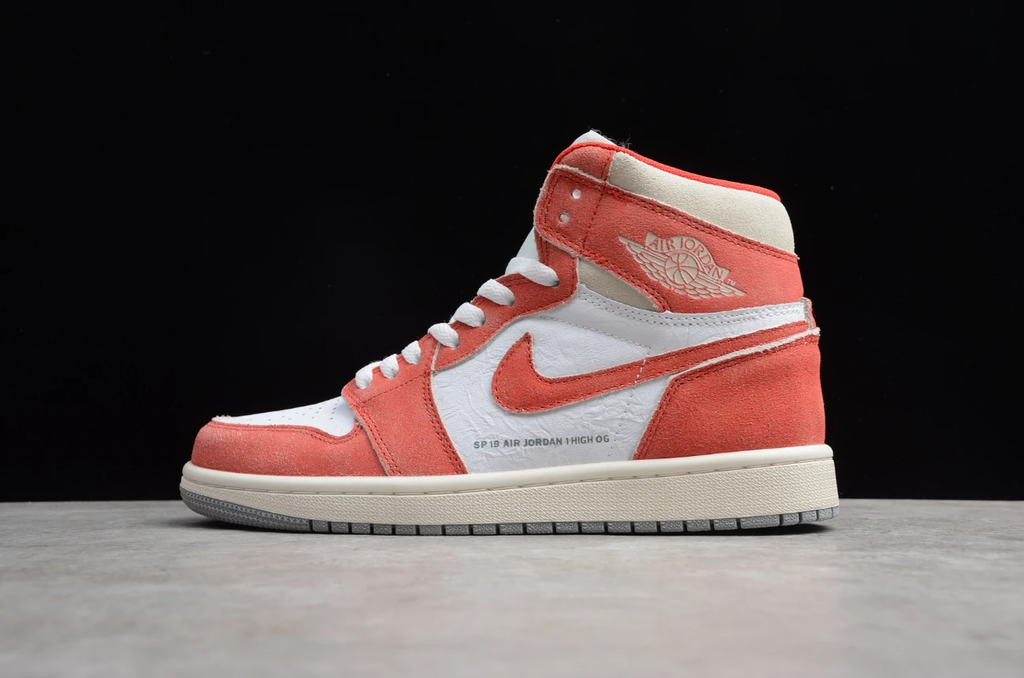 Air Jordan 1 Retro High OG 'White Orange Red' by Air Jordan