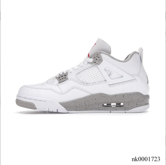 Air Jordan 4 Retro White Oreo (2021) Shoes Sneakers (Big Size Available) by Air Jordan
