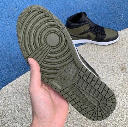 Air jordan 1 Mid Black Olive Green by Air Jordan