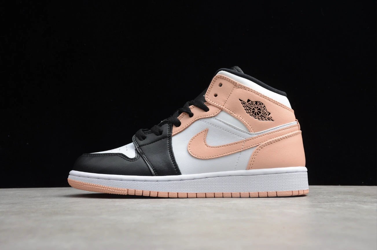 Air Jordan 1 Mid Black Crimson Tint by Air Jordan