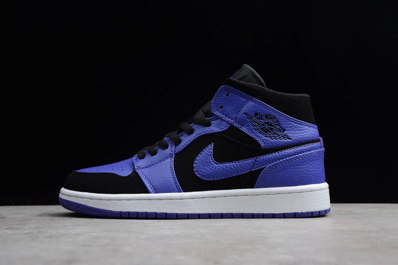 Air Jordan 1 Mid Black Dark Concord by Air Jordan