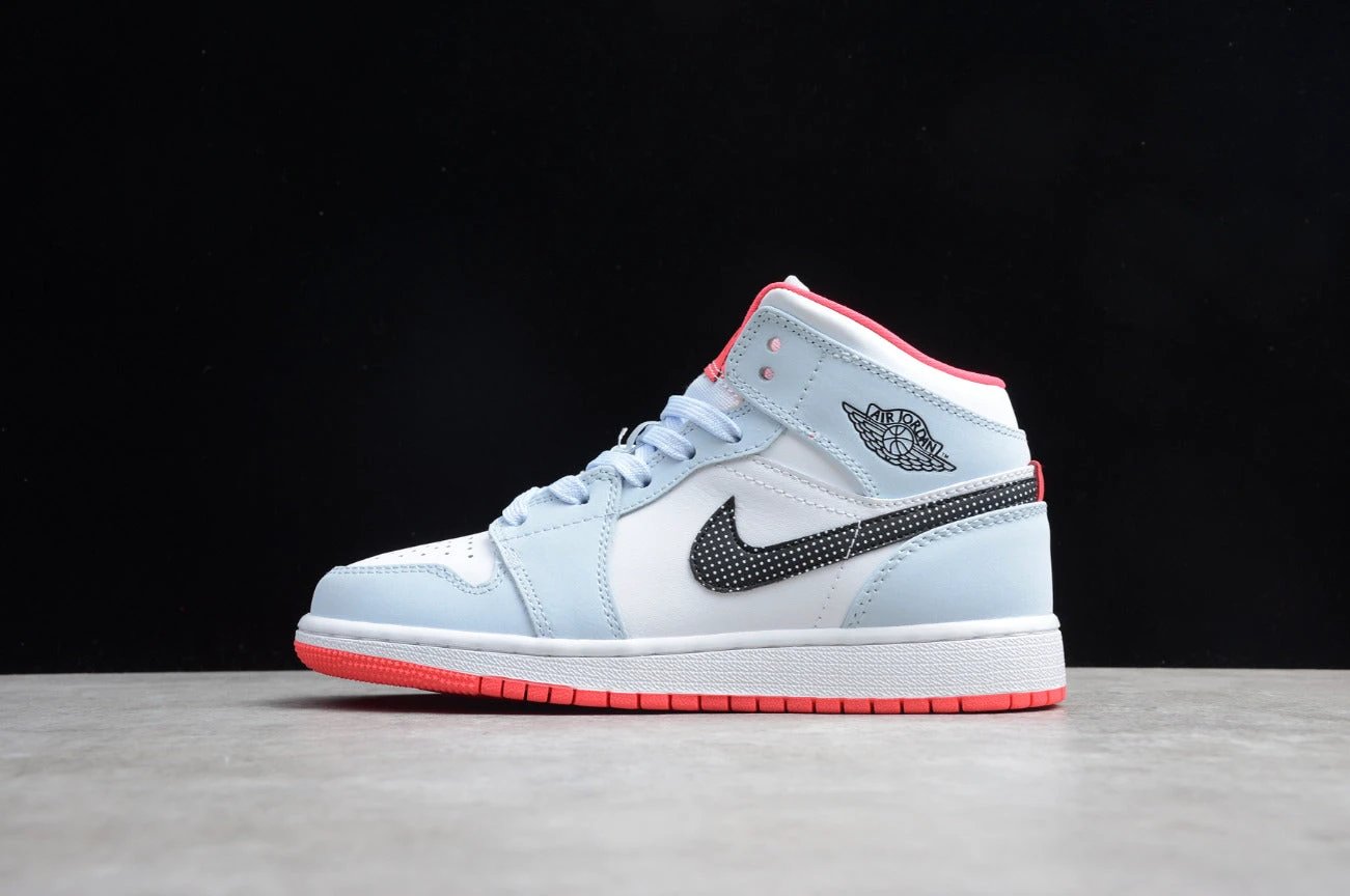 Air Jordan 1 Mid GS 'Half Blue' by Air Jordan