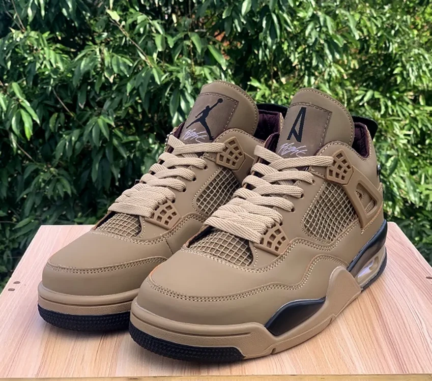 A Ma Maniére x Air Jordan 4 Dark Mocha Shoes Sneakers by Air Jordan