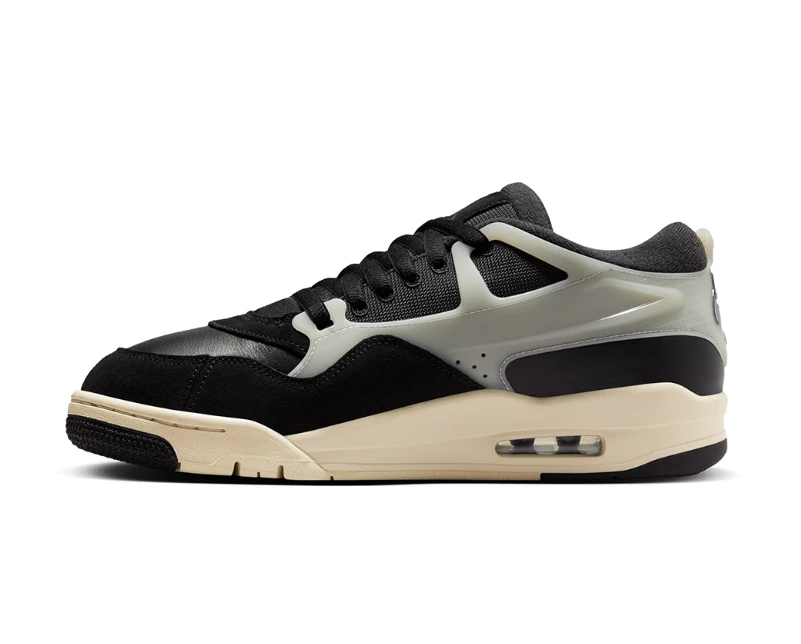 Air Jordan 4 RM Black Sail Shoes Sneakers by Air Jordan
