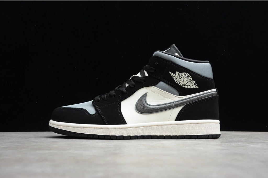 Air Jordan 1 Mid Satin Grey by Air Jordan