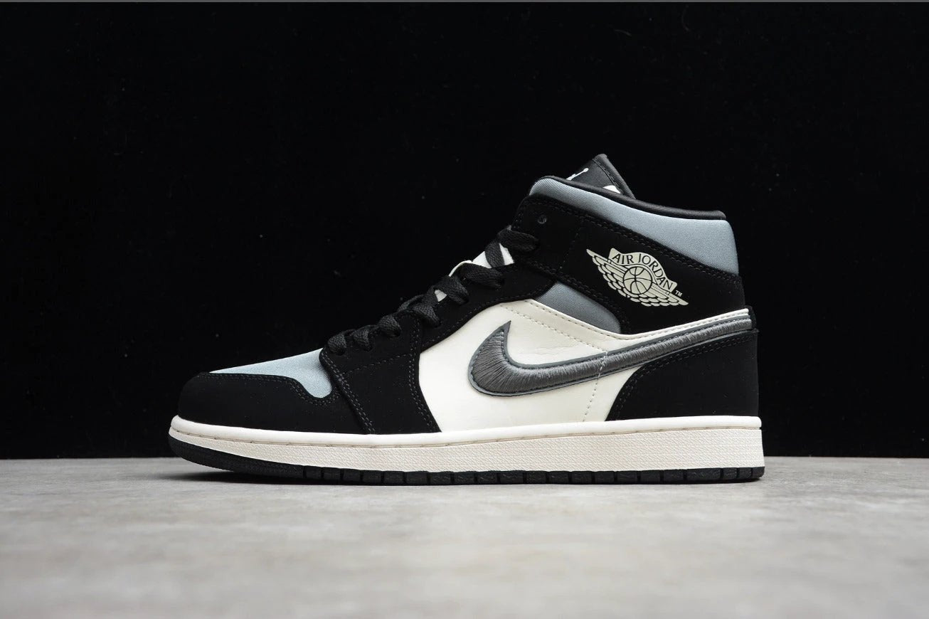 Air Jordan 1 Mid Satin Grey by Air Jordan