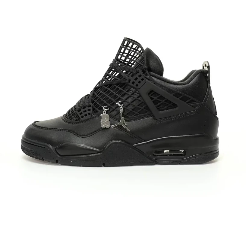 Air Jordan 4 NET Black Shoes Sneakers by Air Jordan