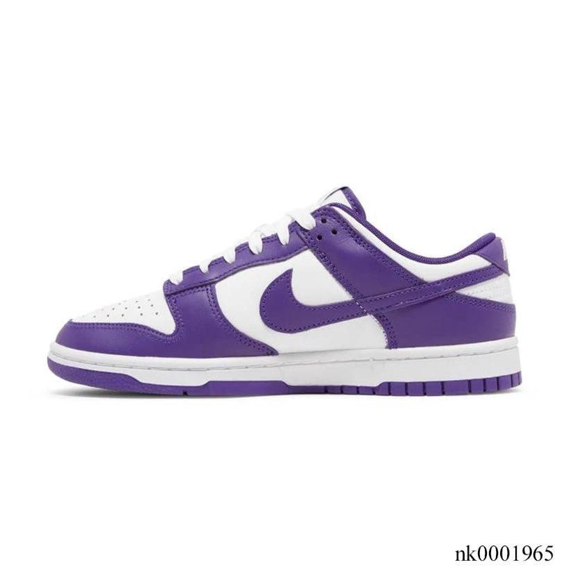 Dunk Low Championship Court Purple Shoes Sneakers by Air Jordan