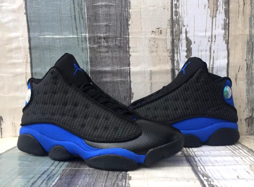 Air Jordan 13 Black Hyper Royal by Air Jordan
