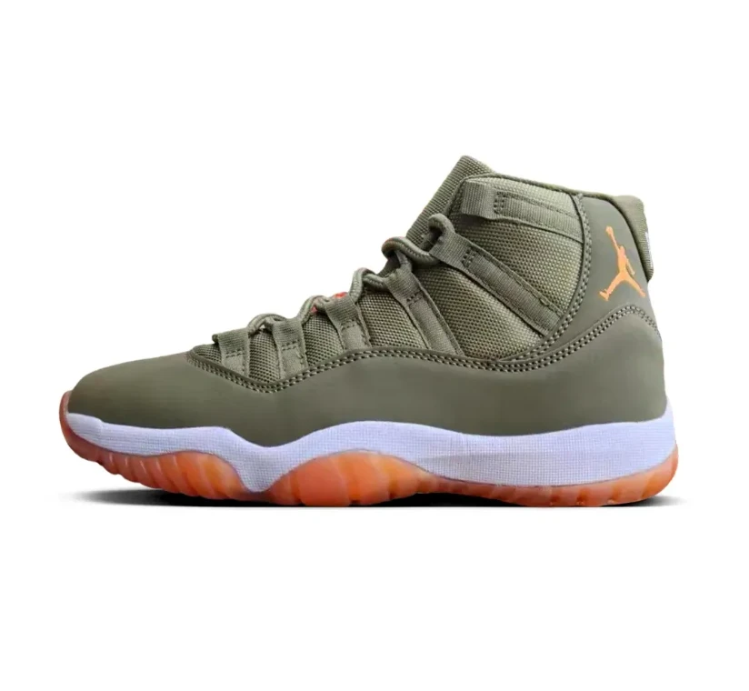 Air Jordan 11 Matte Olive Green Shoes Sneaker by Air Jordan