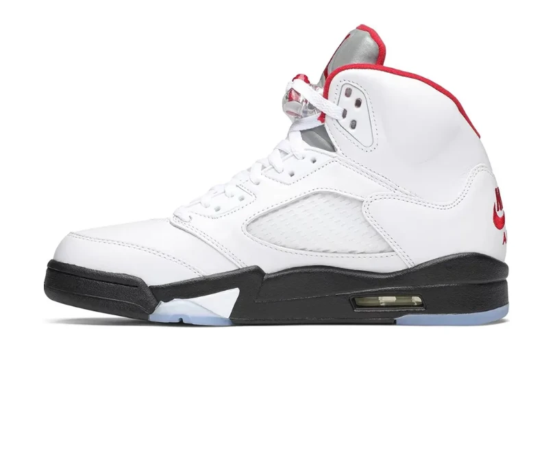 AJ 5 Fire Red Silver Tongue (2020) Shoes Sneakers by Air Jordan