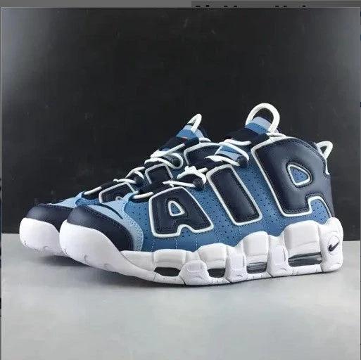 Air More Uptempo 96 Denim Shoes Sneakers by Air Jordan