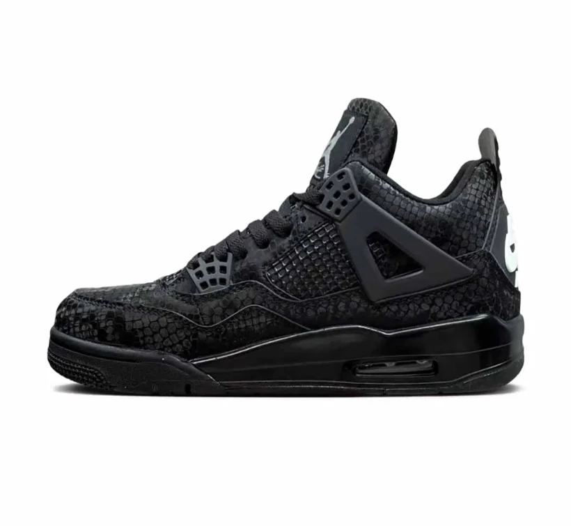 Nigel Sylvester x AJ 4 Black Mamba Shoes Sneakers by Air Jordan