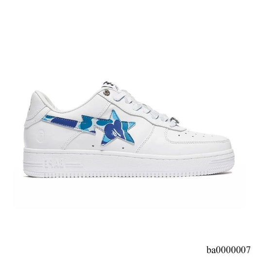 Bape Sta ABC Camo White Blue Shoes Sneakers by Air Jordan