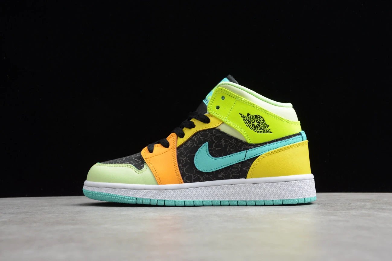 Air Jordan 1 Mid Candy Reflective Clover by Air Jordan