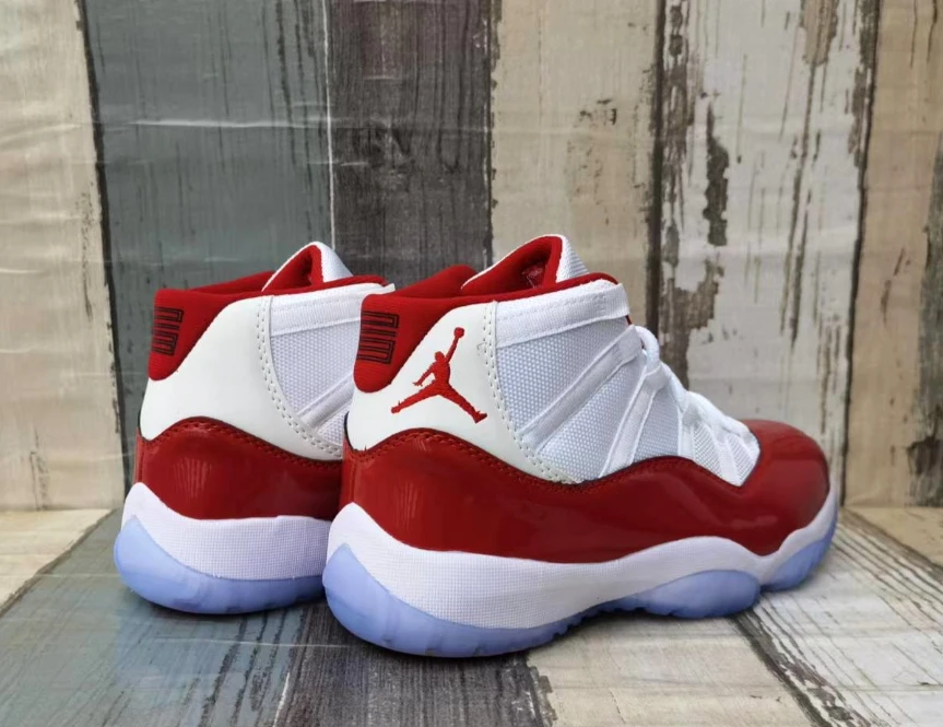 Air Jordan 11 White Red by Air Jordan