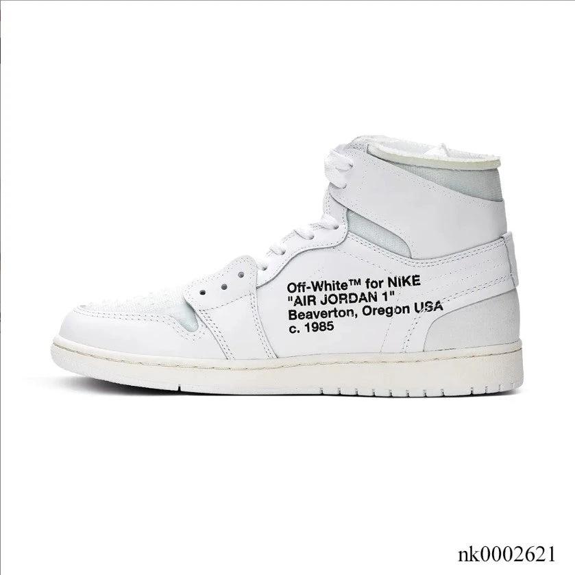 OFF-WHITE x Air Jordan 1 High White Shoes Sneakers by Air Jordan