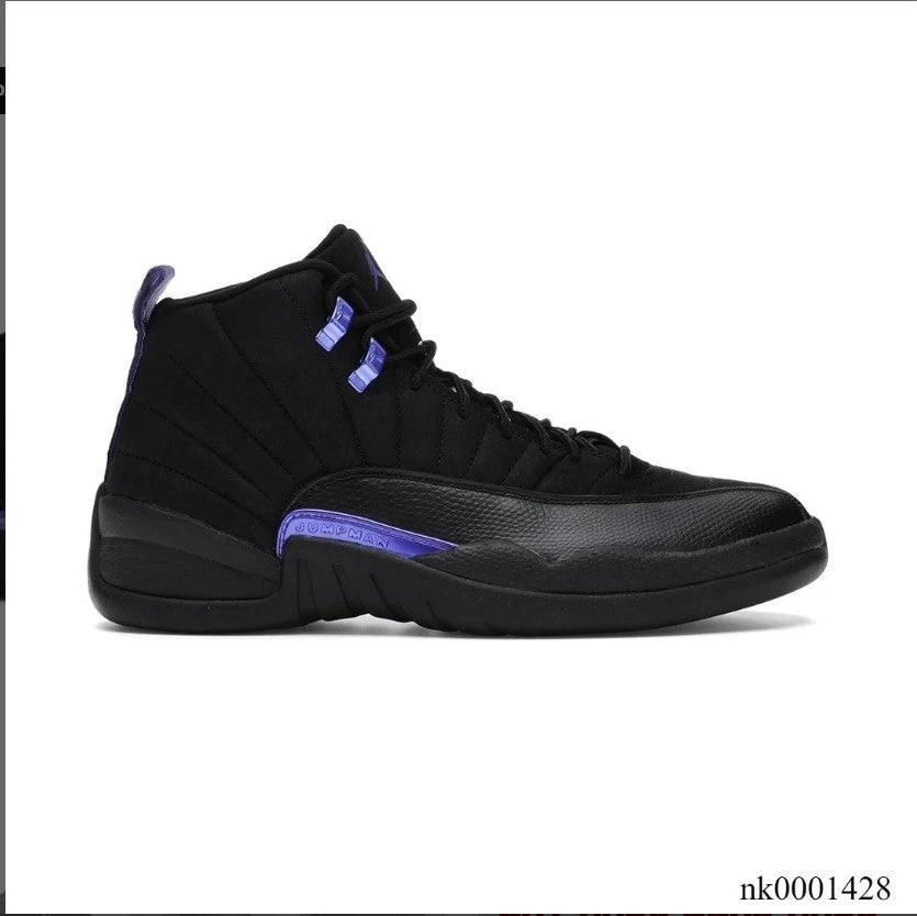 Air Jordan 12 Retro Black Dark Concord Shoes Sneakers by Air Jordan