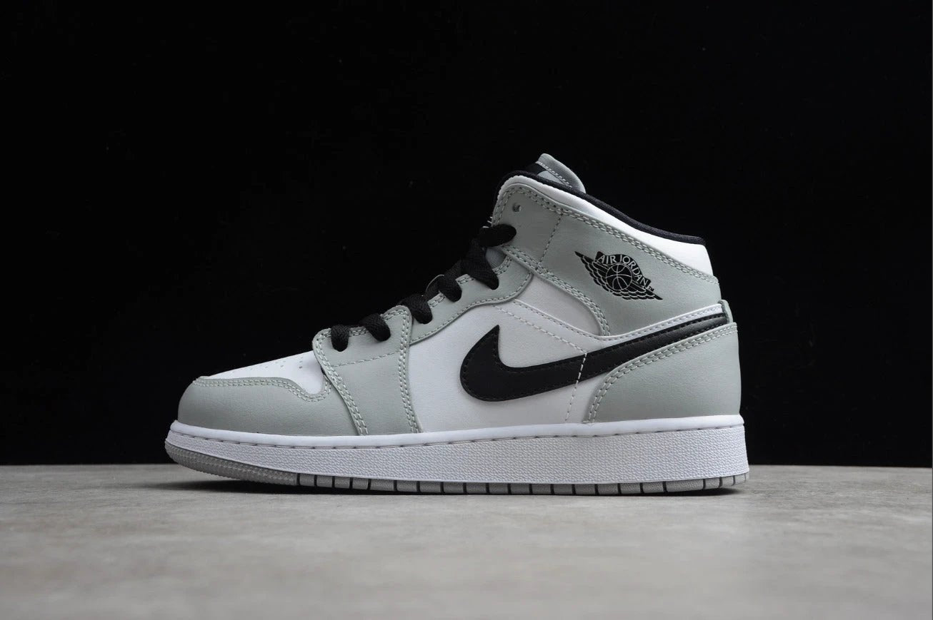 Air Jordan 1 Mid GS 'Light Smoke Grey' by Air Jordan
