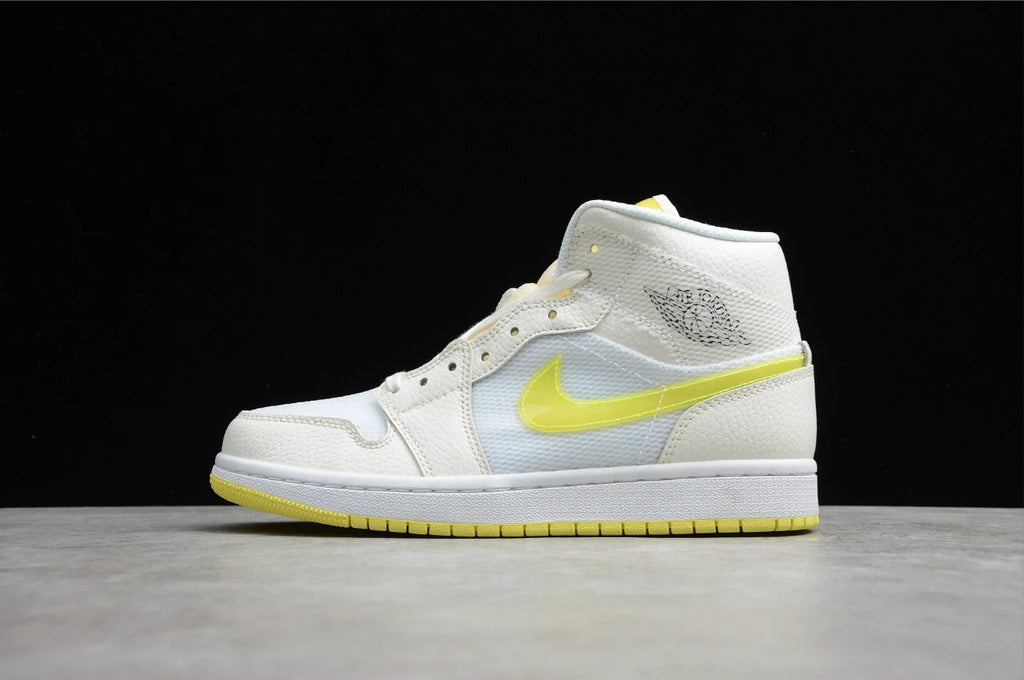 Air Jordan 1 Mid SE Lakers Beige Yellow by Air Jordan