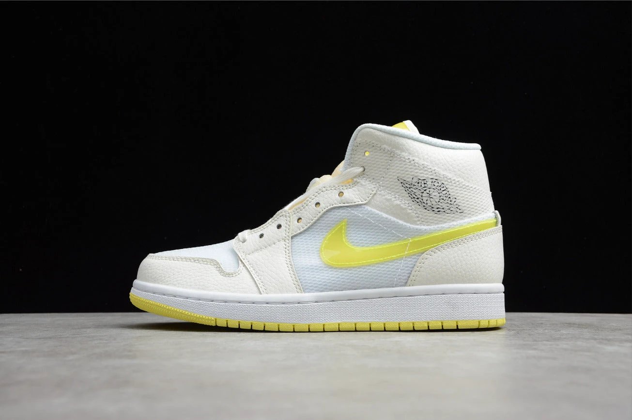 Air Jordan 1 Mid SE Lakers Beige Yellow by Air Jordan