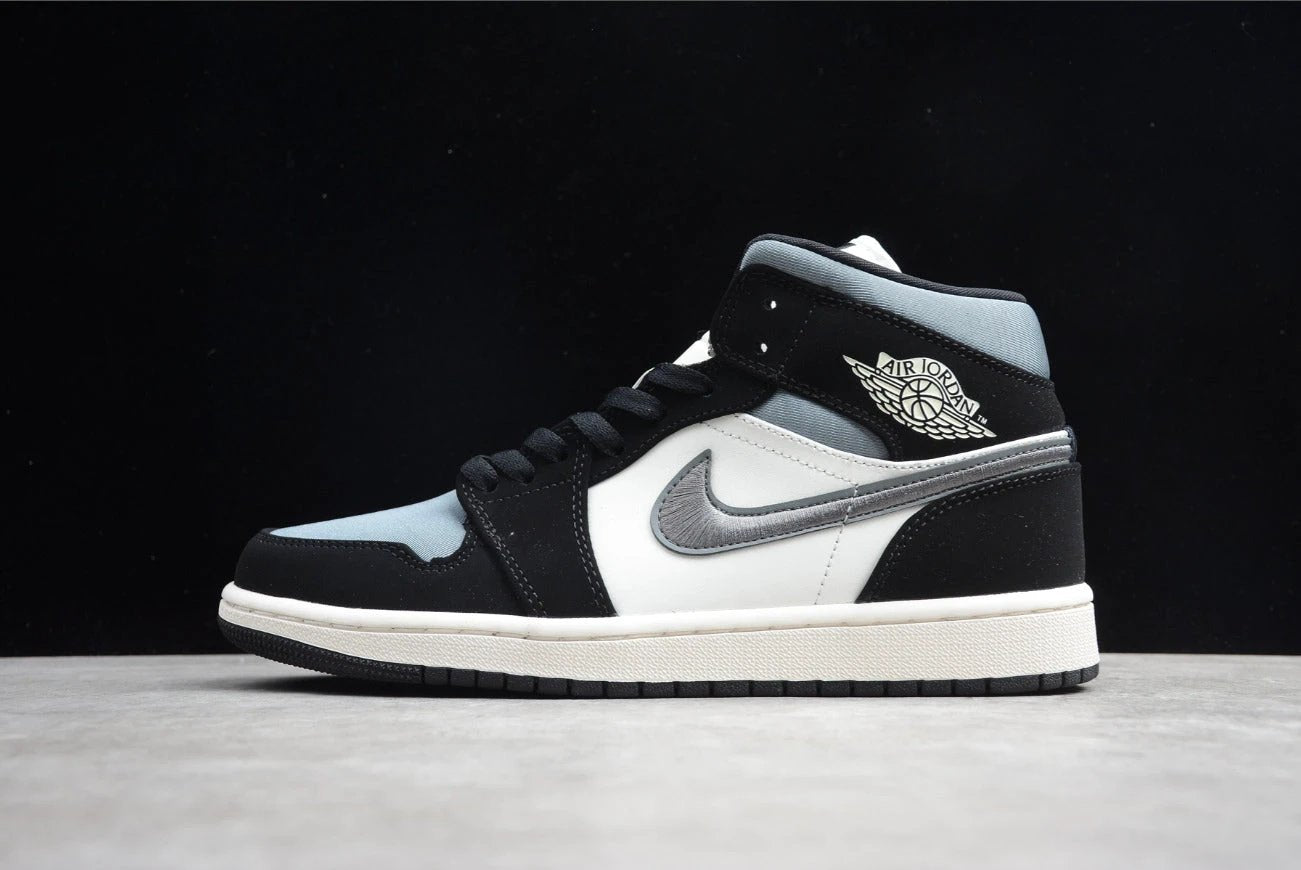 Air Jordan 1 Mid Satin 'Grey Toe' by Air Jordan