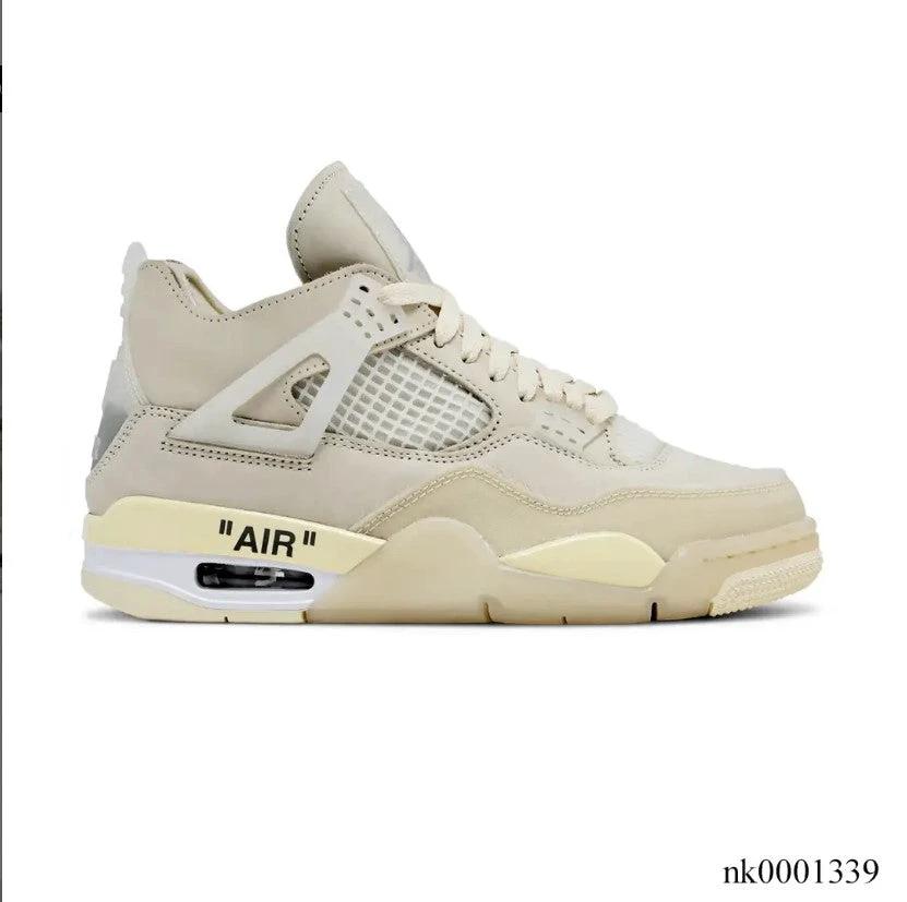 OFF-WHITE x Air Jordan 4 Sail Shoes Sneakers by Air Jordan