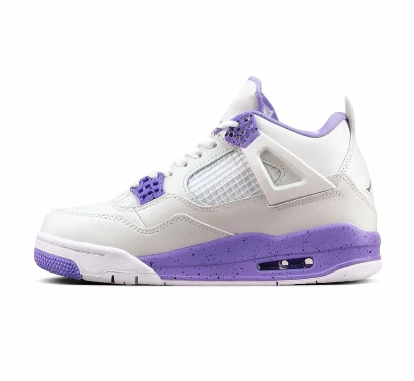 Air Jordan 4 Purple Oreo Shoes Sneakers by Air Jordan