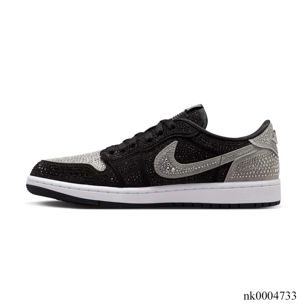 [Premium] Swarovski x Air Jordan 1 Low OG Stealth Shoes Sneakers by Air Jordan
