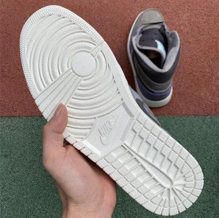 Air Jordan 1 Mid Gray Purple Brown by Air Jordan