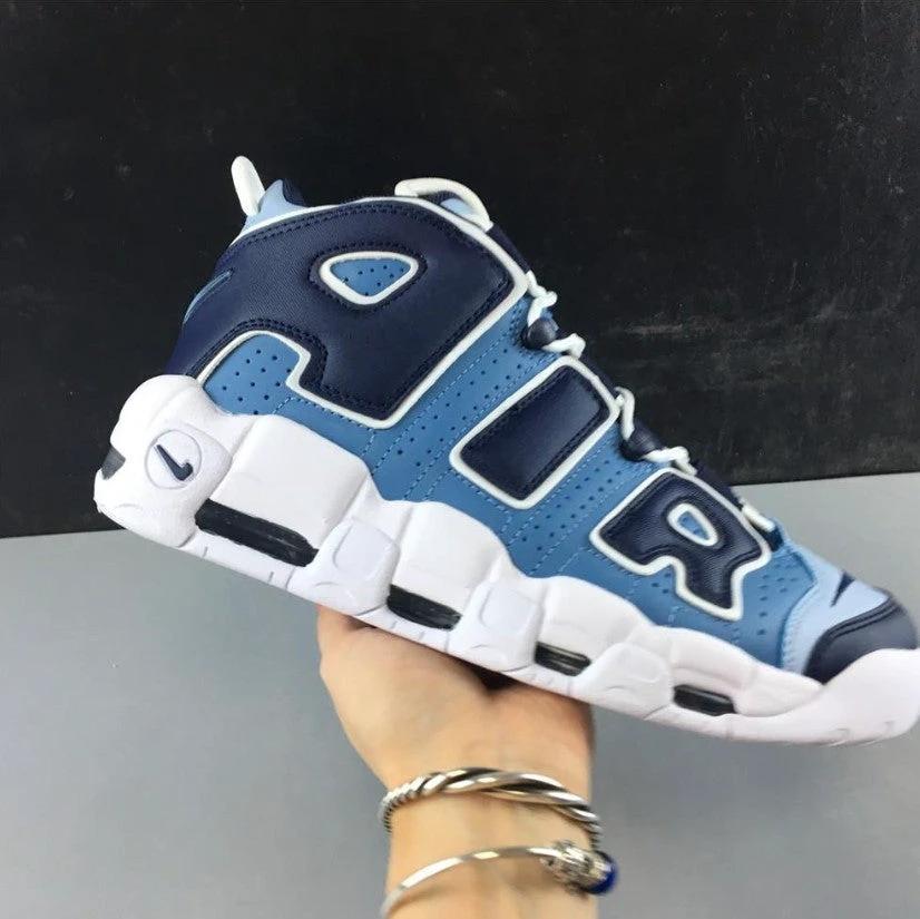 Air More Uptempo 96 Denim Shoes Sneakers by Air Jordan